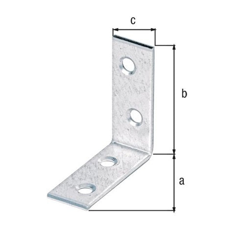 Stuhlwinkel L40x40mm B15mm S175mm STA sdmverzLoch-D45mm GAH - VPE: 100 – Ansicht 3