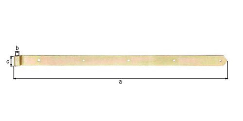 Ladenband L800x13x40mm S5mm STA galvverzdpassD13mm rd GAH – Ansicht 3