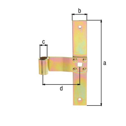 Fensterl-MittelbB75mm L200x30mm STA galvverzdpassgerGAH – Ansicht 3