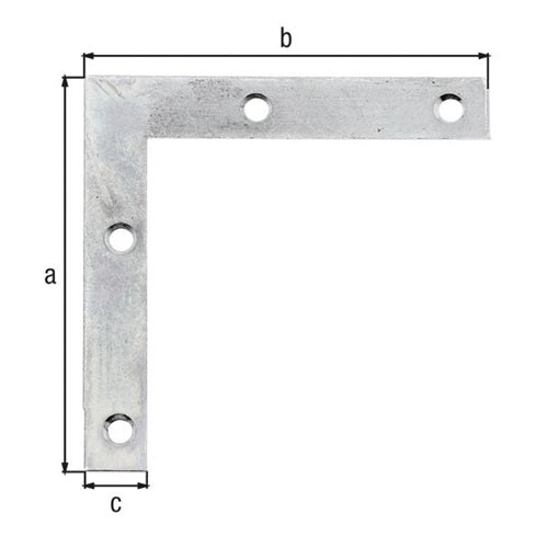 Möbelwinkel L75x75mm B12mm S125mm STA sdmverzGAH - VPE: 50 – Ansicht 3