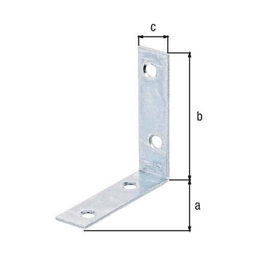Stuhlwinkel L60x60mm B16mm S175mm STA sdmverzLoch-D55mm GAH - VPE: 100 – Ansicht 3