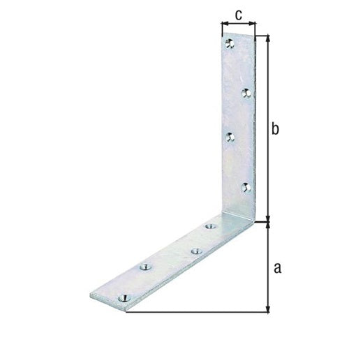 Balkenwinkel L200x200 mmmm B40mm STA S5mm galvverzdpassGAH - VPE: 10 – Ansicht 3