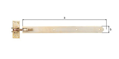Ladenband B40mm L460x40mm S5mm STA galvverzdpassverstellbum 30mm GAH – Ansicht 3