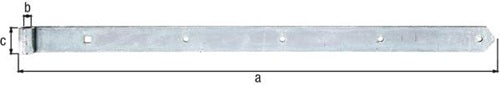 Ladenband L800x16x45mm S5mm STA galvverzdpassD16mm rd GAH – Ansicht 3