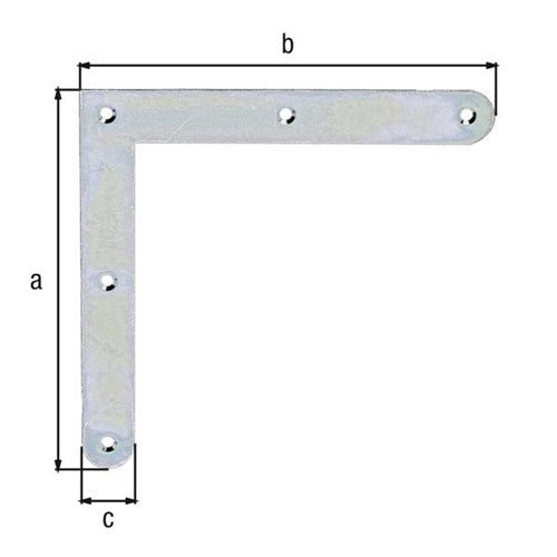 Eckwinkel L150x150mm B20mm S2mm STA galvverzdpassGAH - VPE: 20 – Ansicht 3