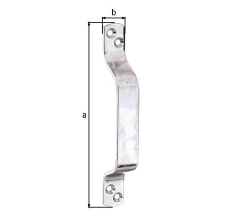 Torgriff L190mm B25mm STA galvverzdpassLöcher 4 GAH – Ansicht 3