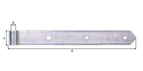 Ladenband L300x13x40mm S5mm STA galvverzdpassD13mm rd GAH – Ansicht 3