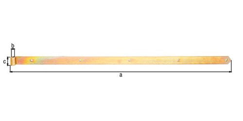 Ladenband L1200x16x45mm S5mm STA galvverzdpassD16mm rd GAH – Ansicht 3