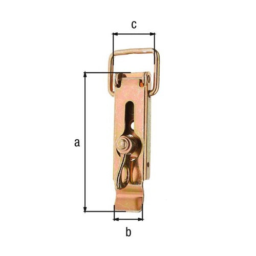 Kistenverschluss H93mm B30mm STA galvverzdpassGAH - VPE: 25 – Ansicht 3