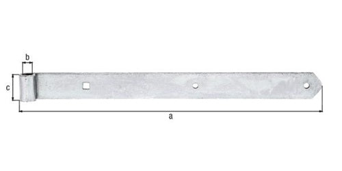 Ladenband L500x16x45mm S5mm STA galvverzdpassD16mm rd GAH – Ansicht 3