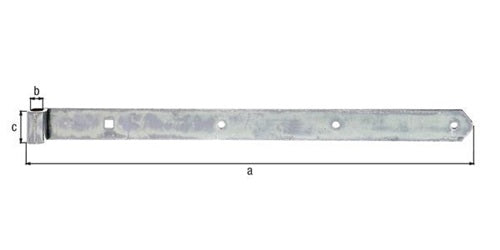 Ladenband L600x16x45mm S5mm STA galvverzdpassD16mm rd GAH – Ansicht 3