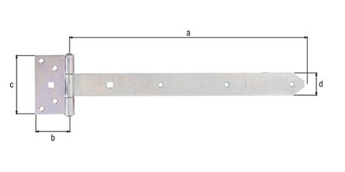 Kreuzgehänge L391x59xB103x40xStärke 4mm STA galvverzdpassGAH – Ansicht 3