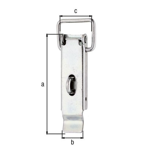 KistenverschlussH93mm B30mm STA galvverzdpassfVorhangschlmmax Ø7mm GAH - VPE: 25 – Ansicht 3