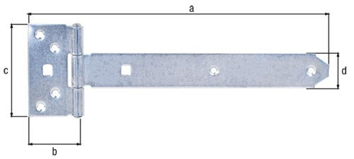 Kreuzgehänge L2425x45xB90x34xStärke 2mm STA galvverzdpassGAH – Ansicht 3