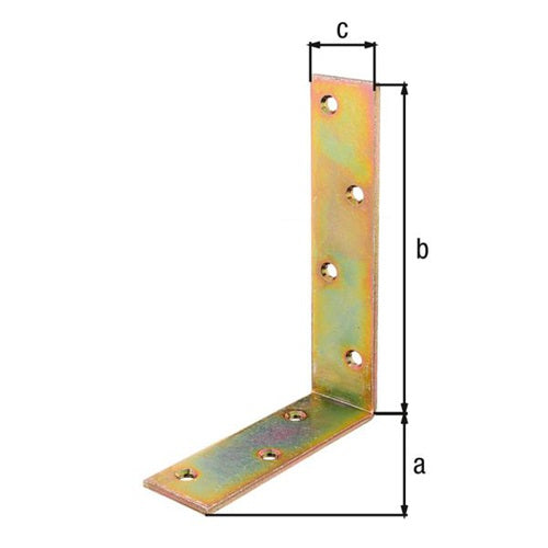 Balkenwinkel L180x120mm B40mm ungleichschenklig STA roh galvverzdpassGAH - VPE: 20 – Ansicht 3