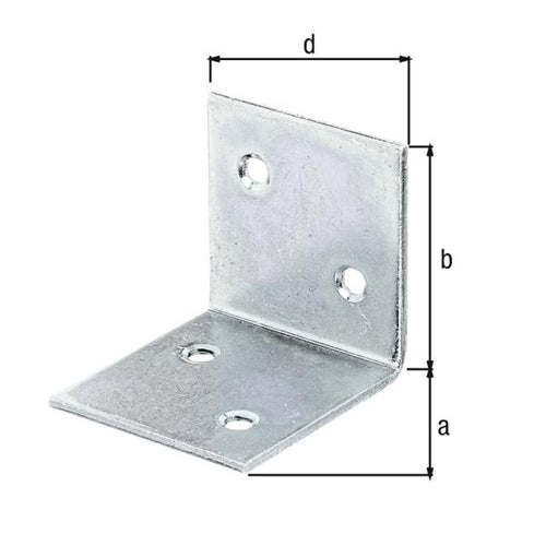 Breitwinkel Maß a 40mm Schenkel-L40mm sdmverzgleichschenklig GAH - VPE: 50 – Ansicht 3