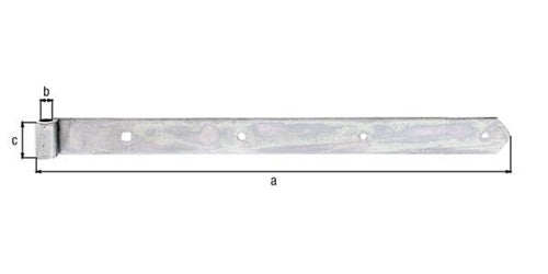 Ladenband L500x13x40mm S5mm STA galvverzdpassD13mm rd GAH – Ansicht 3
