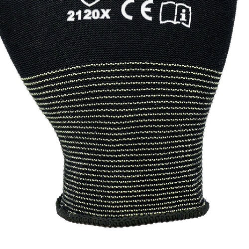 Handschuhe Größe 10 schwarz Polyamid m Soft-Polyurethan ASATEX - VPE: 12 – Ansicht 6