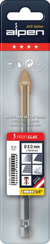 Glasbohrer Ø 6 mm kugelgestrahlt ALPEN – Ansicht 4