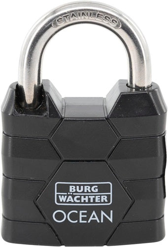 Zylindervorhangschloss 490 Ni 40 Schlosskörper-B40mm MS versch-schl - VPE: 10