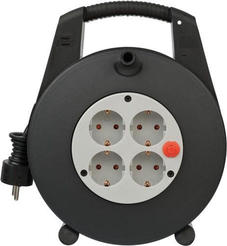 Kabelbox 15 m H05VV-F 3 x 15 mm² 4 Schutzkontaktsteckdosen Spezialkunststoff BRENNENSTUHL – Ansicht 3