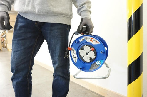 Kabeltrommel Garant 25 m H05VV-F 3 x 15 mm² 240 mm 4 Schutzkontaktsteckdosen Spezialkunststoff IP20 BRENNENSTUHL – Ansicht 5