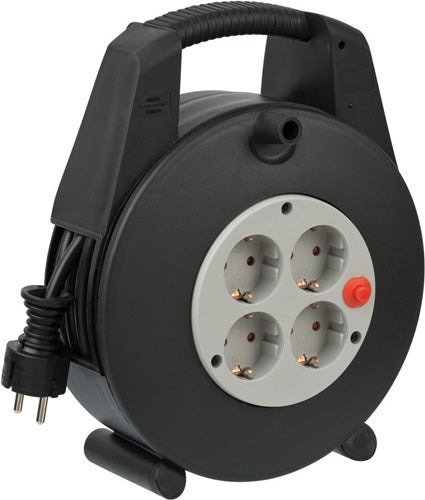 Kabelbox 15 m H05VV-F 3 x 15 mm² 4 Schutzkontaktsteckdosen Spezialkunststoff BRENNENSTUHL – Ansicht 4