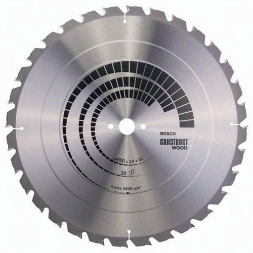 Kreissägeblatt Außen-Ø 450 mm Zähnezahl 32 HB Schnittbreite 3,8 mm BOSCH