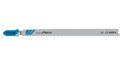 Stichsägeblatt T 321 BF Gesamtlänge 132 mm Zahnteilung 2 mm BIM 5 Stück / Karte BOSCH