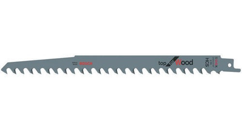 Säbelsägeblatt S 1542 K Länge 240 mm Breite 19 mm Zahnteilung TPI 3 85 mm geschränkt geschliffen 25 Stück / Karte BOSCH