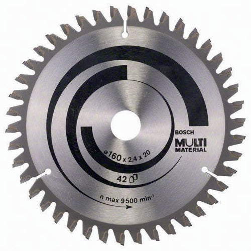 Kreissägeblatt Außen-Ø 160 mm Zähnezahl 42 HLTCG Schnittbreite 24 mm BOSCH