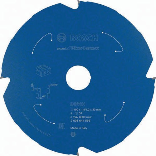 Kreissägeblatt AD 190mm Z4 TCG Bohr30mm Schnitt-B18mm HM BOSCH