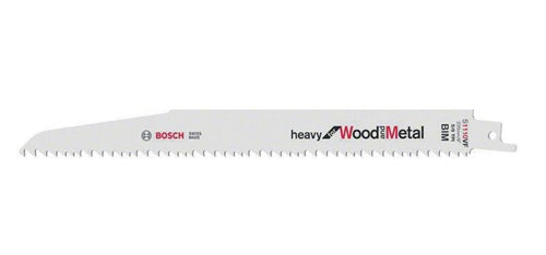 Säbelsägeblatt S 1110 VF Länge 225 mm Breite 22 mm Zahnteilung TPI 5/8 32-5 mm varioverzahnt 5er Pack BOSCH