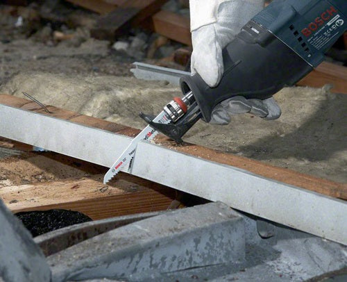 Säbelsägeblatt S 1111 DF Länge 225 mm Breite 19 mm Zahnteilung TPI 6 43 mm geschränkt gefräst 5er Pack BOSCH – Ansicht 5