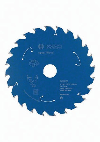 Kreissägeblatt Expert Wood AD136mm Z24 WZ Bohr20mm Schnitt-B15mm
