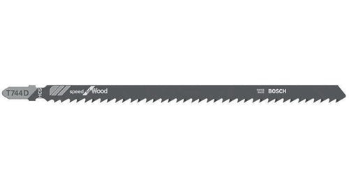 Stichsägeblatt T 744 D Gesamtlänge 180 mm Zahnteilung 4 mm HCS 3 Stück / Karte BOSCH