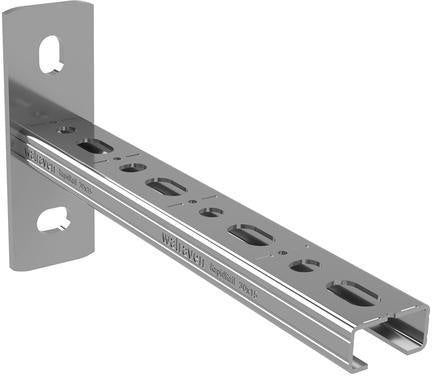 Walraven Wandkonsole RapidRail 30x15 ev L: 200 mm mit Schnittmarkierungen