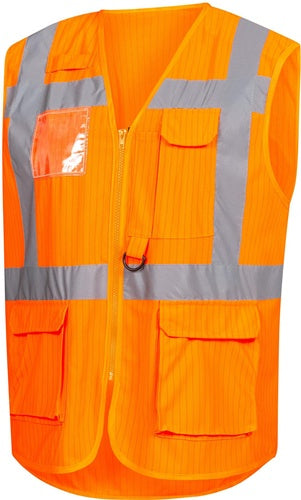 Warnweste 7118 GrL neonorange EN ISO 13688/EN ISO 20471/EN 1149 NITRAS