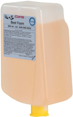 CWS Seifenkonzentrat Foam Slim 12 Fl a 500ml j Kt Mld cremef blum Duf Mild cremefarben blumiger Duft CWS