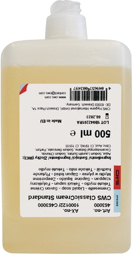CWS Seifencreme 500 12 Fl a 500ml j Kt Stan gelb Zitrusduft Standard gelb Zitrusduft CWS