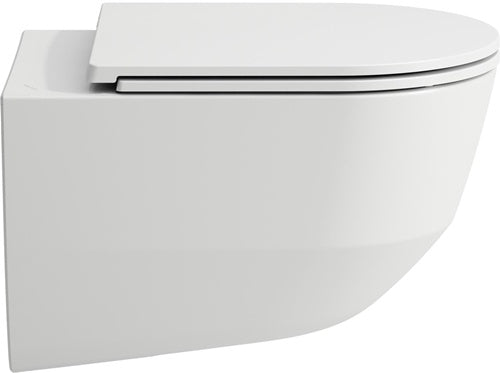 Wand-WC LAUFEN PRO spülrandlos Tiefspüler 360x530mm weiß LAUFEN – Ansicht 4