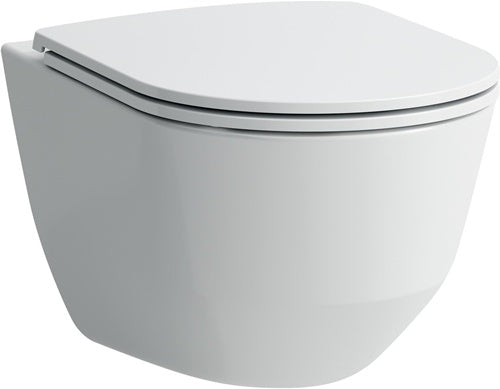 Wand-WC LAUFEN PRO spülrandlos Tiefspüler 360x530mm weiß LAUFEN – Ansicht 6