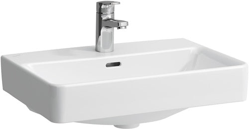 Waschtisch LAUFEN PRO S COMPACT 550x380mm mit Überlauf 1 Hahnloch weiß LAUFEN – Ansicht 3