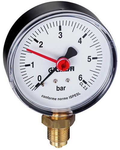CA Manometer 0-10 bar 50 mm Durchmesser 1/4Zoll radial