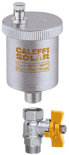 CA Schnellentlüfter Solar 3/8Zoll mit Absperrkugelhahn