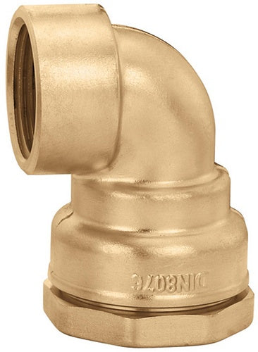 CA Winkel-Anschlussverschraubung IG 32 mm x 1Zoll IG für PE-Kunststoffrohr