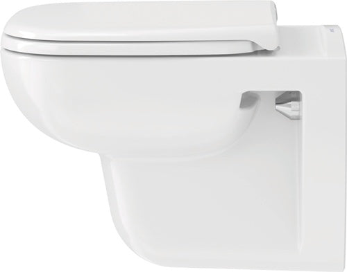 Wand-WC-Set D-CODE RIMLESS tief 355x540mm weiß weiß DURAVIT – Ansicht 3
