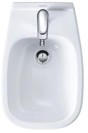 Wand-Bidet D-CODE m ÜL HLB 355x545mm 1 Hahnloch weiß weiß DURAVIT