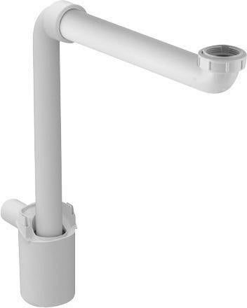 Raumsparsiphon weiß 1 1/4Zoll DURAVIT