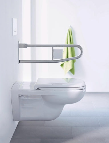 WC-Sitz D-CODE VITAL ohne Absenkautomatik verlängert weiß weiß DURAVIT – Ansicht 4